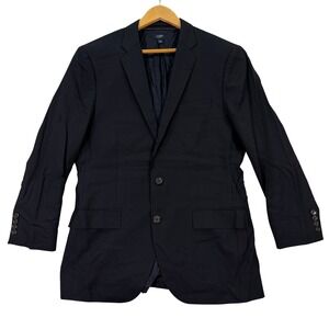 J.Crew Loro Piana S120 Mens 40S Ludlow Jacket Navy Blue Wool Blazer Suit Coat
